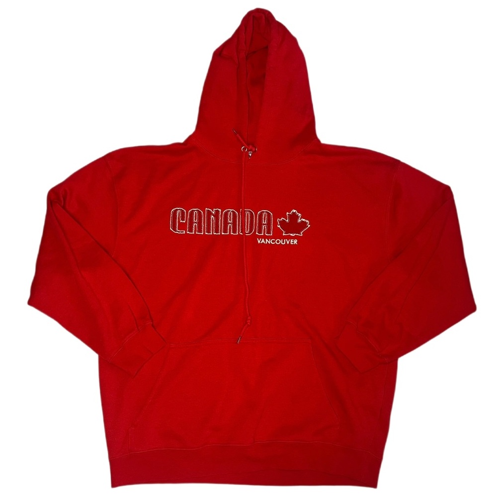 Canada Vancouver size XL all over red sweatshirt hoodie
